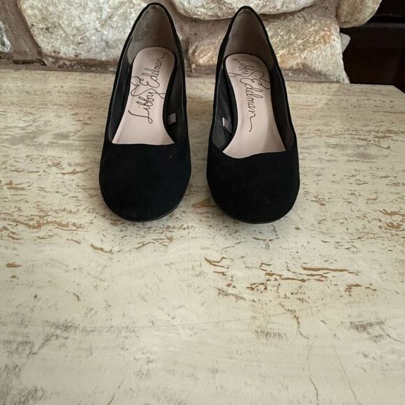 Sam & Libby block heel black pumps  size 8 - Picture 12 of 12